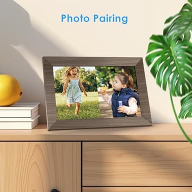 Canupdog 10.1 WiFi Digital Picture Frame, IPS Touch Screen Smart Cloud Digital Photo Frame with 16GB Storage, Wall Mountable, Auto-Rotate, Share Photos From Anywhere Via App, Email - Image 8