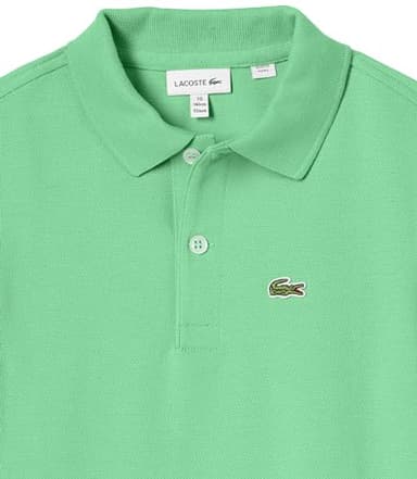 Lacoste Unisex Kids Short Sleeve Classic Pique Polo, Peppermint, 4Yr - Image 2
