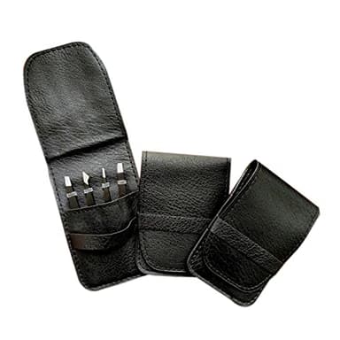 LUDOUPIER [4+1 Pieces] Tweezers Set with Travel Case, Great Precision Upgrade Professional Anti-rust Alloy Tweezers for Women & Men Multi-purpose as Eyebrows Facial Hair Ingrown Hair Removal - Image 7