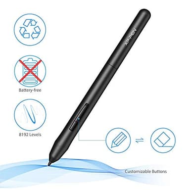 Drawing Tablet XPPen G430S OSU, Graphic Drawing Tablet with 8192 Levels Pressure Battery-Free Stylus, 4 x 3 inch Ultrathin, for OSU Game, Online Teaching Compatible with Window/Mac Black - Image 6