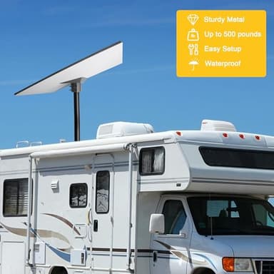 Pftjujudan Mounting Kit for Starlink,Gen 3 Pipe Adapter,V3 Pole Mount,V3 Mount Plate - Image 6