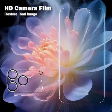 PEHAEL 3+3Pack for iPhone 17 Pro Max Privacy Screen Protector with Camera Lens Protector Full Coverage Anti-Spy Tempered Glass Film 9H Hardness Easy Installation Bubble Free [6.9 inch] - Image 5