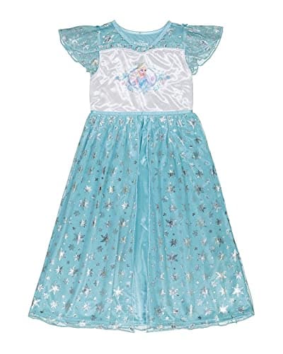 Disney Girls' Frozen Fantasy Gown Nightgown, ELSA IN BLUE 2, 4T - Image 1