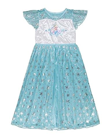Disney Girls' Frozen Fantasy Gown Nightgown, ELSA IN BLUE 2, 4T - Image 1