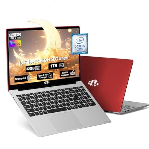NIMO 15.6 FHD-Laptop, 8 cores Intel i5-12450H 32GB RAM 1TB SSD (Beat AMD R5 5500U,up to 4.4 GHz) 100W Type C IPS Business Laptop-Computer with Backlit Keyboard Fingerprint WiFi6 Win 11 - Image 1