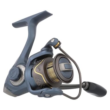 Pflueger President Spinning Fishing Reel, Size 25, 10 Stainless Steel Ball Bearing System, Sealed Oil Felt Front Drag, Lightweight Graphite Construction - Image 1