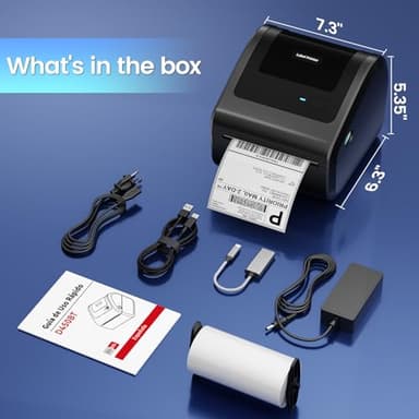 Omezizy Bluetooth Shipping Label Printer 4x6 - D450BT Thermal Label Printer for Shipping Packages, Small Business, Home, Office, Compatible with Amazon, Ebay, Tiktok, Etsy, USPS - Image 9