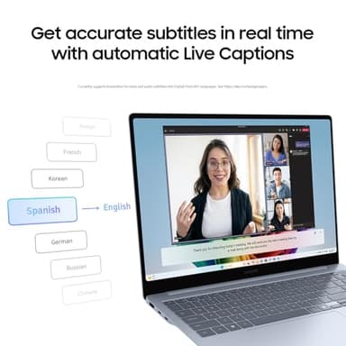 SAMSUNG 15” Galaxy AI Book4 Edge PC Laptop Computer, Snapdragon X Plus Processor, Live Captions, FHD LED Anti-Glare Display, Long-Lasting Battery, 2024 Version, NP750XQA-KB2US - Image 4