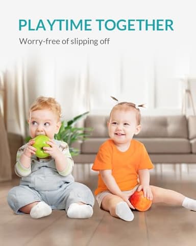 Infinno Baby Non Slip Ankle Socks 9 Pairs - Baby Socks with Grips for Infants Toddlers Kids, Boys and Girls 6-24 Months, 1T-7T - Image 7