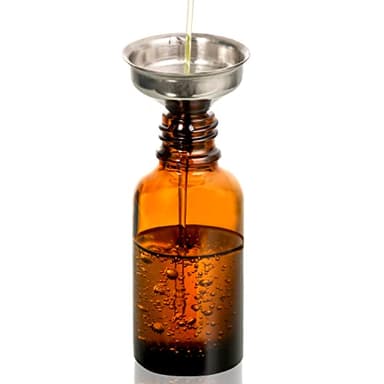 4 Pack, 2 oz Bottles with Dropper & 1 Funnel & 4 Labels - Essential Oils Bottles for Health, Personal Care & Beauty - 60ml Thick Dark Amber Glass Tincture Bottles, Refillable Cosmetic Containers - Image 7