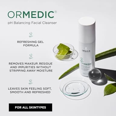 IMAGE Skincare, ORMEDIC pH Balancing Facial Cleanser, Hydrating and Mild Foaming Face Wash with Aloe Vera, 6 fl oz - Image 2
