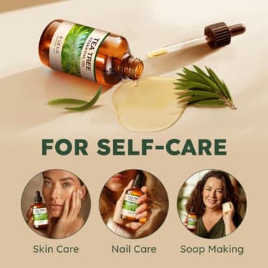 KUKKA Tea Tree Essential Oils - 4 Fl Oz - for Hair, Skin, Diffuser, Aromatherapy & DIY Soap Making Scent - Image 5
