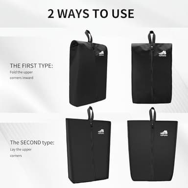 Yupoxiu Smell Proof Cleat Bag - Odor Absorbing, Water-Resistant & Lightweight Shoe Organizer for Soccer, Golf, Gym & Travel - Image 7