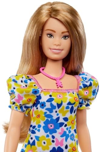 Barbie Fashionistas Doll #208 with Down Syndrome Wearing Floral Dress, Created in Partnership with The National Down Syndrome Society - Image 3