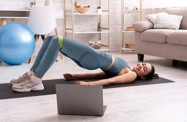 CHRLEISURE Workout Leggings Sets for Women, Gym Scrunch Butt Butt Lifting Seamless Leggings 3 Piece (Black, DGray, Blue, L)-1 - Image 5