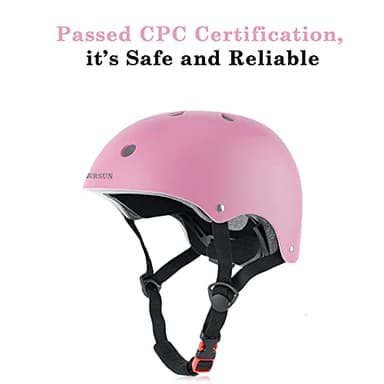 BURSUN Kids Bike Helmet Ventilation & Adjustable Toddler Helmet for Ages 3-5-8 Kids Boys Girls Multi-Sport Helmet for Bicycle Skate Scooter, 6 Colors - Image 6