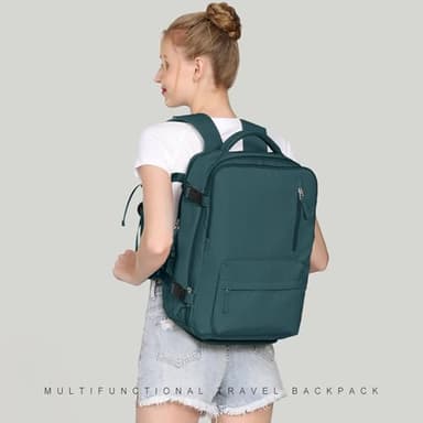 Large Travel Backpack for Women Men, 40L Carry On Backpack, Laptop Waterproof Backpacks, Backpacks for Women, Person Item Flight Approved,Mochila De Viaje - Image 6