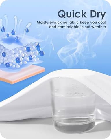 Boladeci Rash Guard for Men SPF Shirts Long Sleeve Lightweight UPF 50+ Sun Protection Swim Shirts Quick Dry UV Surf Water Running Fishing Tee T-Shirts White - Image 3