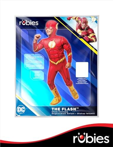 Rubies DC Comics Superheroes: The Flash Costume for Kids, Boy's Large - Image 7