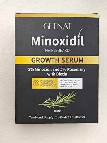 5% Minoxidil with Rosemary for Men and Women Hair Growth,Beard Growth Kit,Scalp Serum for Thicker Fuller Hair - Image 7