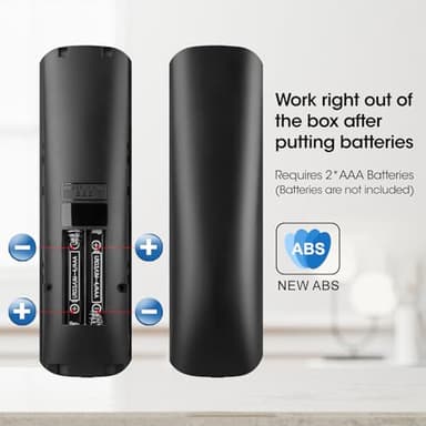 3 Pack Replacement Remote Control Only for Roku TV, Compatible for TCL Roku/Hisense Roku/Sharp/Philips/Onn Roku (Not for Roku Stick and Box) - Image 4