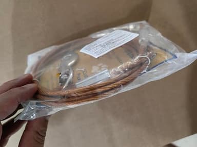 Mi Metty Dog Tie Out Cable,50ft Dog Lead-Heavy Duty Tie Out Cable for for Large Dogs Up to 125lbs-Dog Chain for Yard-Outside Dogs Runner Tether Line - Image 10