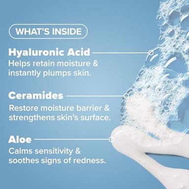 Paula's Choice RESIST Perfectly Balanced Foaming Facial Cleanser, Face Cleanser with Hyaluronic Acid & Aloe, Anti-Aging Face Wash, Large Pores & Oily Skin, Fragrance-Free, 6.4 Fl Oz - Image 4
