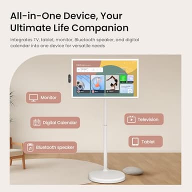 ApoloSign 32'' UHD 4K Smart Portable TV 2nd Gen, 16(8+8) GB RAM+256GB, Android 15, EDLA-Certified, Portable Touch Screen Monitor, Built-in 15000mAh Battery, Full Swivel Rotation, Voice Remote Control - Image 5