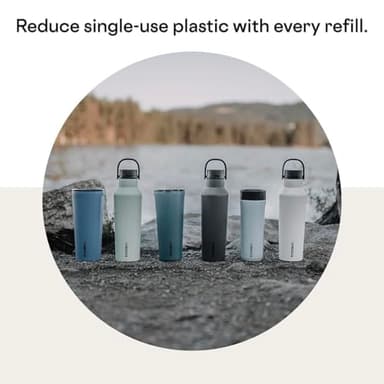 Corkcicle Classic Tumbler - Keeps Drinks Cold for 9 Hours & Hot for 3 - Triple-Insulated Stainless Steel - Holiday Tumbler Gift - 24 oz - Dune - Image 9