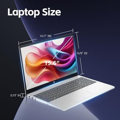 HP 15.6 inch Laptop, Intel i5 Processor Up to 4.4 GHz, 32GB RAM, 1TB SSD, HD Touch Screen, Intel Iris Xe Graphics, Windows 11 Home, Webcam, Wi-Fi, Bluetooth, Natural Silver, Alpacatec Accessories - Image 6