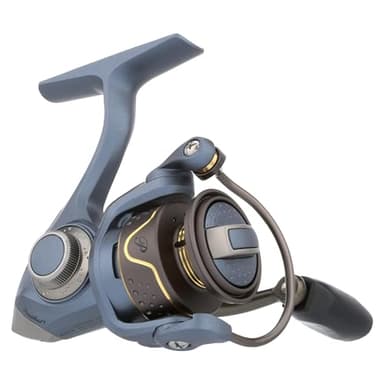 Pflueger President Spinning Fishing Reel, Size 20, 7 Stainless Steel Ball Bearing System, Sealed Oil Felt Front Drag, Lightweight Graphite Construction - Image 1