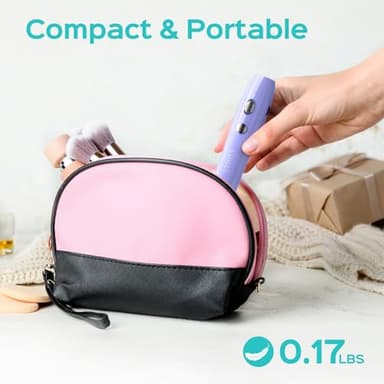 COSLUS Cordless Electric Nail Drill File: Nail Drill Machine with Stepless Speed Knob for Acrylic Gel Dip Powder Polish, Professional Portable Manicure Pedicure Rechargeable for Home Salon Use Purple - Image 7