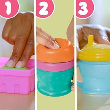 Baby Alive Fruity Sips Doll, Lime, Toys for 3 Year Old Girls, 12-inch Baby Doll Set, Drinks & Wets, Pretend Juicer, Kids 3 and Up, Black Hair - Image 6