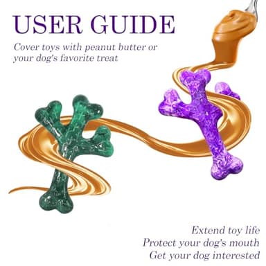 Frienhund Aggressive Chewers Dog Chew Toys - 2 Pack Tough Dog Toys for Aggressive Chewers Large Breed, Indestructible Dogs Toy for Gift, Interactive to Keep Them Busy - Image 2