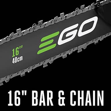 EGO POWER+ Chain Saw, 16" Battery Powered Chainsaw, Electric Cordless, Includes 56V 5.0Ah Battery and Charger - CS1604 - Image 2