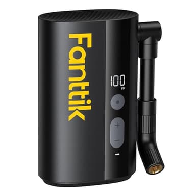 Fanttik X9 Ace Mini Bike Pump, 32s Fast Inflate Bike Pump with Gauge, 150PSI Electric Air Pump with Presta and Schrader Valve, Suitable for Mountain Bike, Road Bike, Electric Bike, MTB - Image 1