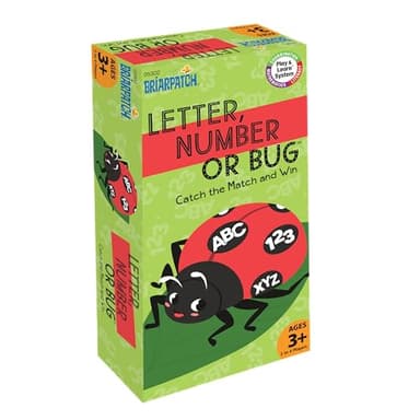 Briarpatch, Letter Number or Bug Game, Early Preschool Learning for Toddlers, Kindergarten and 1st Grade - Image 3
