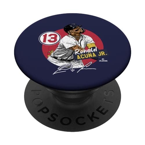 Ronald Acuna Jr. | Atlanta Baseball MLB Players | MLBRAC3002 PopSockets Adhesive PopGrip - Image 1