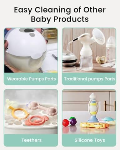 GROWNSY Official Detergent Washing Tablets - 130 PCS, Compatible with Momcozy Baby Bottle Washers - Image 6