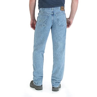 Wrangler mens Relaxed Fit Jeans, Vintage Indigo, 38W x 34L US - Image 2