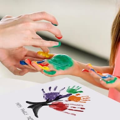 AROIC 36 Sheets Finger Paint Paper 11 x 14 inches, Paint Pad for Kid, Fingerpaint Paper For Toddlers And Kids, Toddlers Art Supplies, Art Painting Pad Set for Finger Painting, Drawing - Image 7
