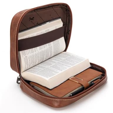 Montana West Western Style Embroidered Bible Covers for Women Men Book Carrying Case Church Bag Outdoor Bible Protective DC061BR - Image 3