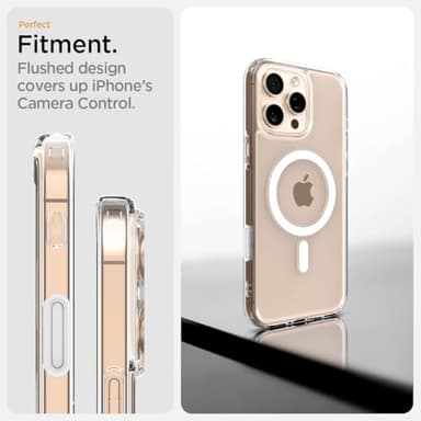 Spigen for iPhone 16 Pro Case, Ultra Hybrid T MagFit [Camera Control Button Coverage] [Anti-Yellowing] [Compatible with Magsafe] - White - Image 8
