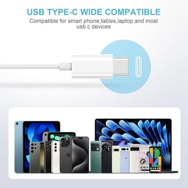 2 Pack USB C Headphones for iPhone 16/15 Earbuds USB C Wired Earphones with Mic & Remote Control Noise Cancelling for iPhone 16 pro, iPad Pro, Galaxy S23/S22/S21/S20/Ultra Note 10/20, Pixel 7/6/6a - Image 5