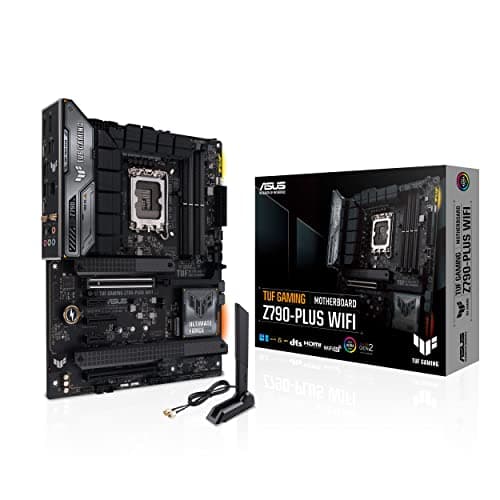 ASUS TUF Gaming Z790-Plus WiFi LGA 1700(Intel 14th,12th &13th Gen) ATX Gaming Motherboard(PCIe 5.0,DDR5,4xM.2 Slots,16+1 DrMOS,WiFi 6,2.5Gb LAN,Front USB 3.2 Gen 2 Type-C,Thunderbolt 4(USB4),Aura RGB) - Image 1
