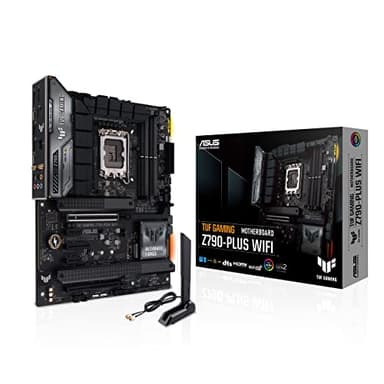 ASUS TUF Gaming Z790-Plus WiFi LGA 1700(Intel 14th,12th &13th Gen) ATX Gaming Motherboard(PCIe 5.0,DDR5,4xM.2 Slots,16+1 DrMOS,WiFi 6,2.5Gb LAN,Front USB 3.2 Gen 2 Type-C,Thunderbolt 4(USB4),Aura RGB) - Image 1