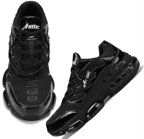 KCVTD Steel Toe Shoes for Men Indestructible Work Shoes Lightweight Steel Toe Sneakers Women Puncture Proof Non Slip Composite Toe Safety Zapatos Black - Image 1