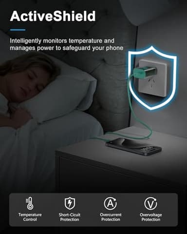 Type C Charger Fast Charging for iPhone 17 16 15, 2Pack [10FT&6FT] Long USB C Cable with 25W Phone Super Fast Charger Block Compatible with Galaxy S25/S24/Plus/Ultra,iPhone 15/16/17/Air/Plus/Pro Max - Image 6