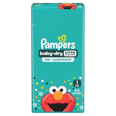 Pampers Diapers - Baby Dry - Size 1, 44 Count, Absorbent Disposable Infant Diaper (Packaging May Vary) - Image 15