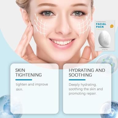 2025 New Zombie Facial Mask, Zombie Mask Facial, Hydrating Skincare Face Mask, Pore Tightening & Lifting Deep Cleansing Clay Mud Mask(1 Box, 8ea,) - Image 4